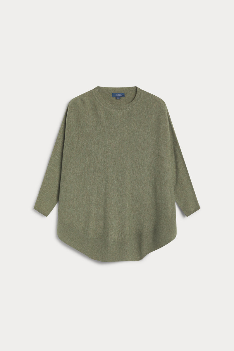 poncho redondo mujer AGAIN cashmere