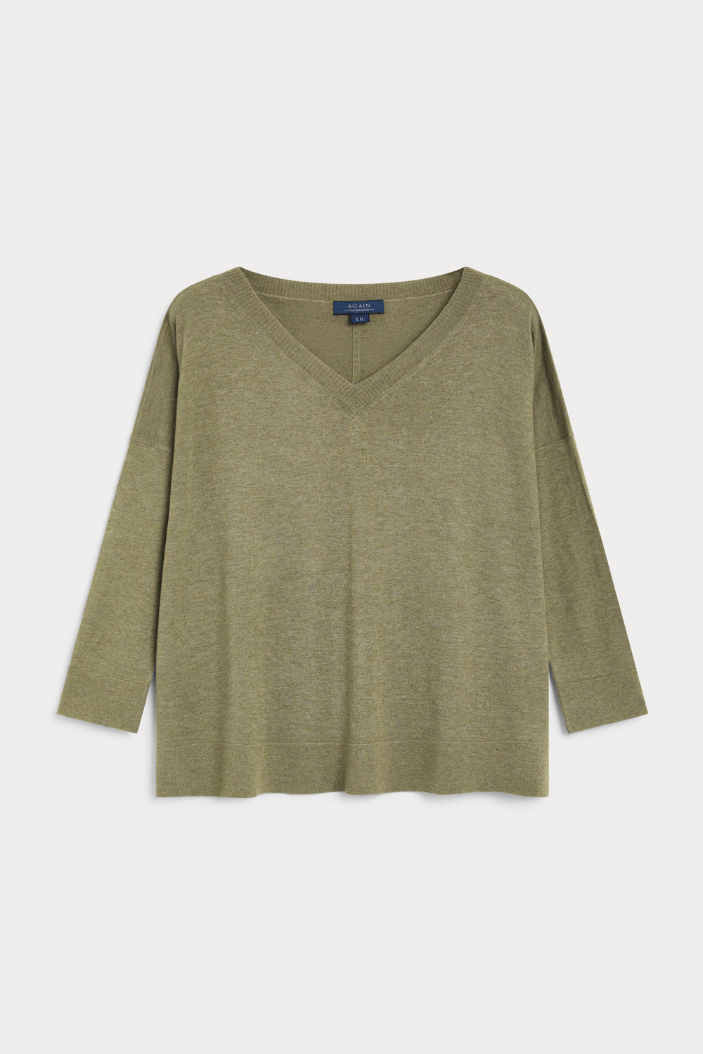 Cashmere Silk Box Neck Poncho