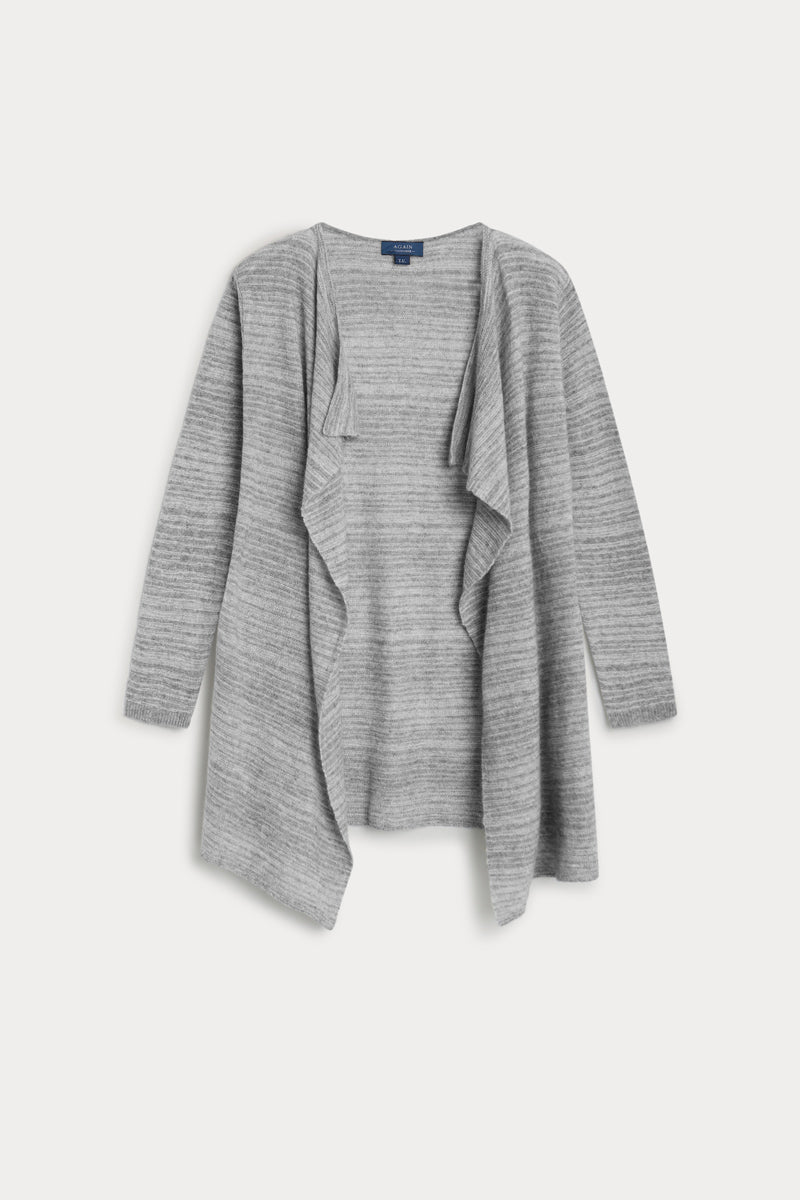 cardigan asimetrica 100% cashmere mujer