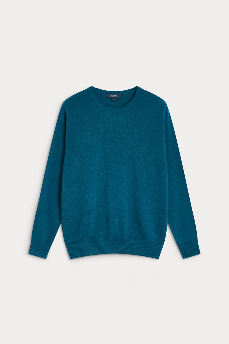 jersey cuello redondo cashmere hombre