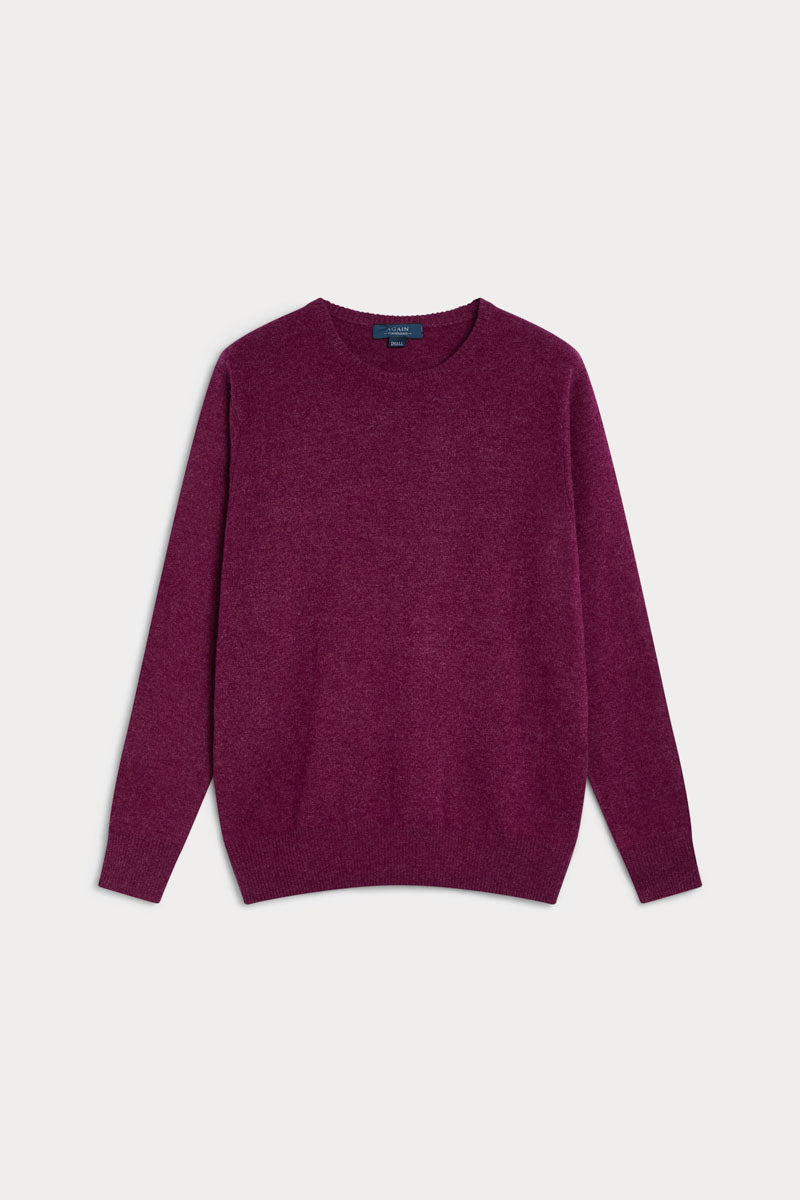jersey cuello redondo cashmere hombre