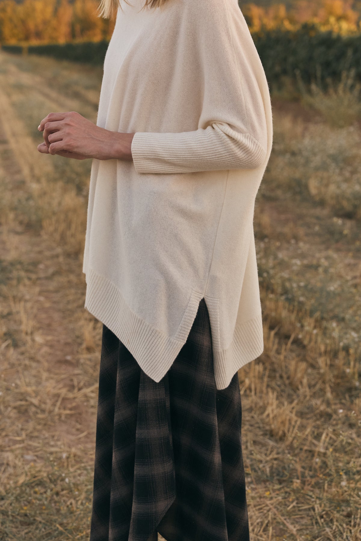 Round Neck Poncho