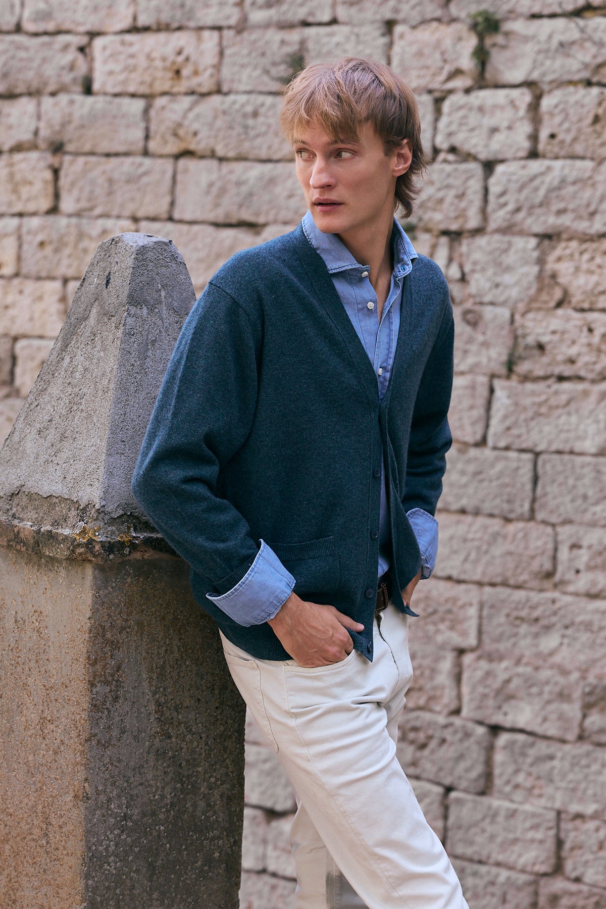 cardigan cashmere hombre