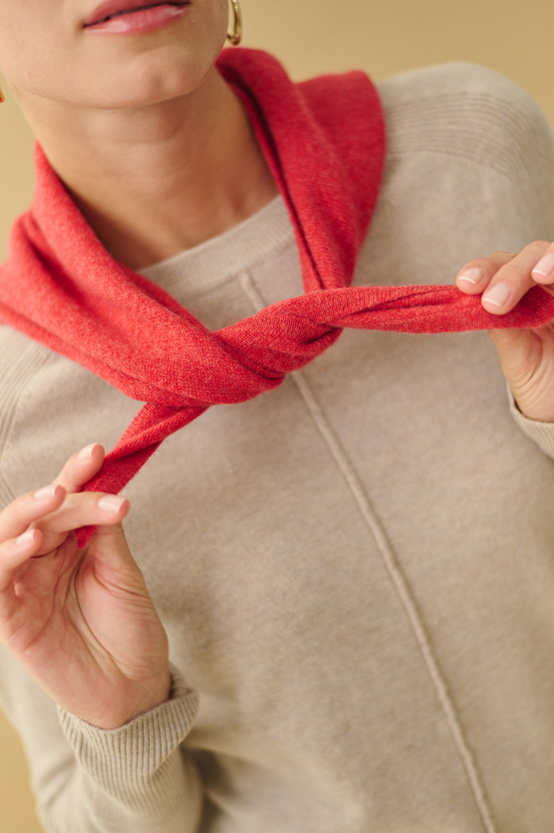 Fular triangular 100% cashmere. AGAIN Cashmere