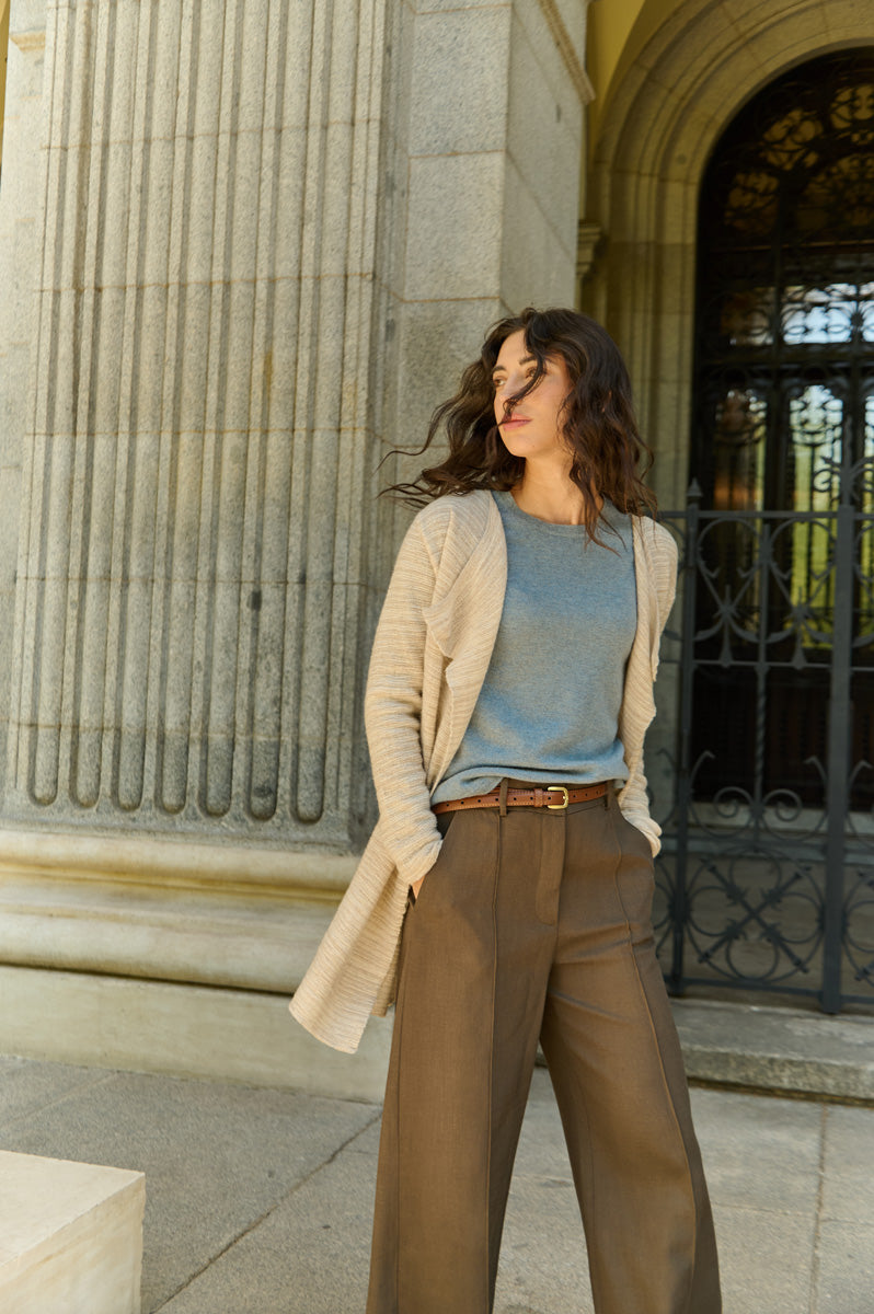 Cardigan Asimetrica de Mujer AGAIN Cashmere