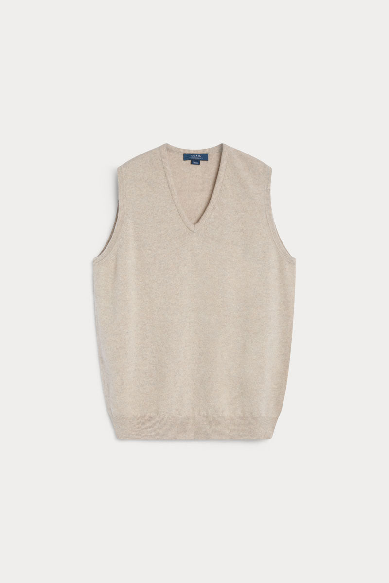 Chaleco Cuello Pico Piedra