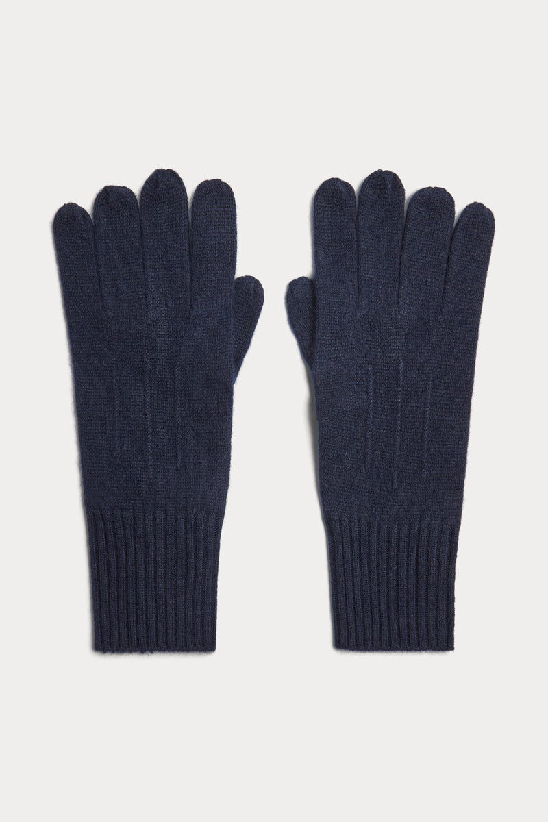 Guantes 100% cashmere cuatro cabos
