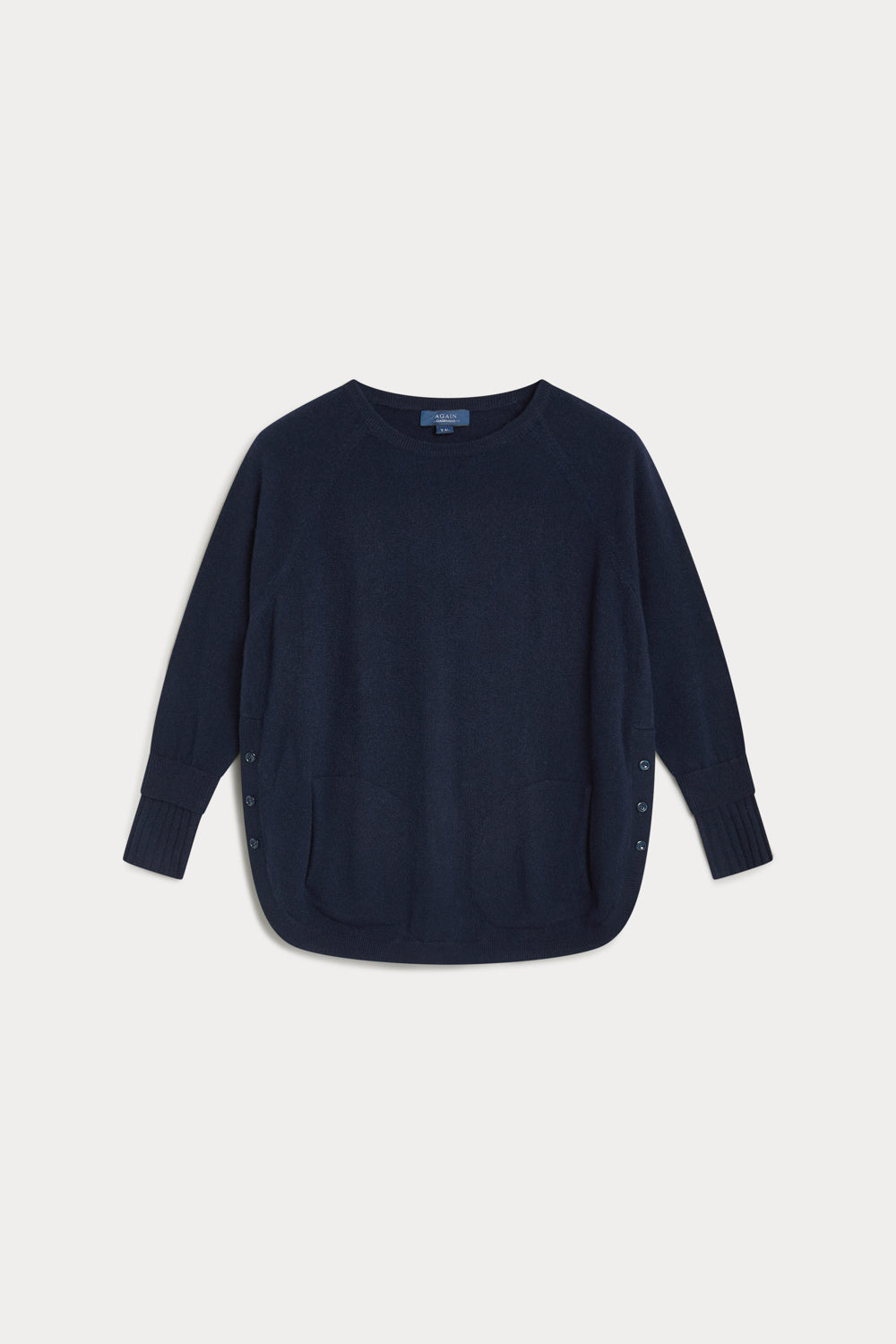 Jersey Caja Cashmere Mujer azul
