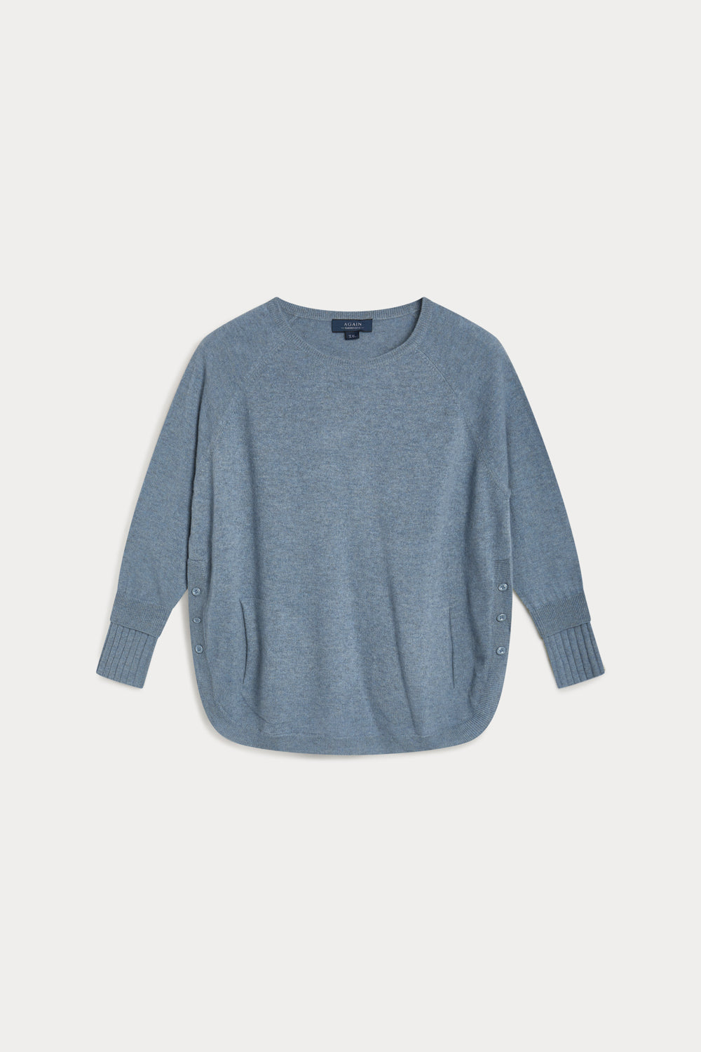 Jersey Caja Cashmere Mujer baby blue