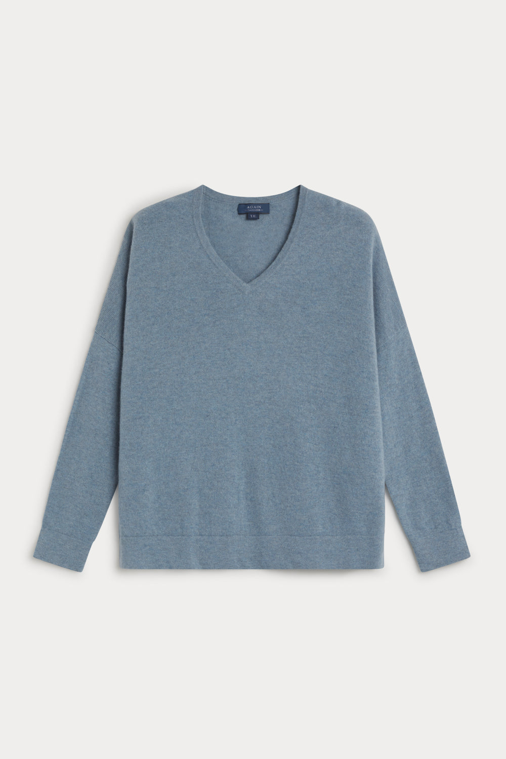 Jersey Cuello Pico Oversize cashmere-mujer 