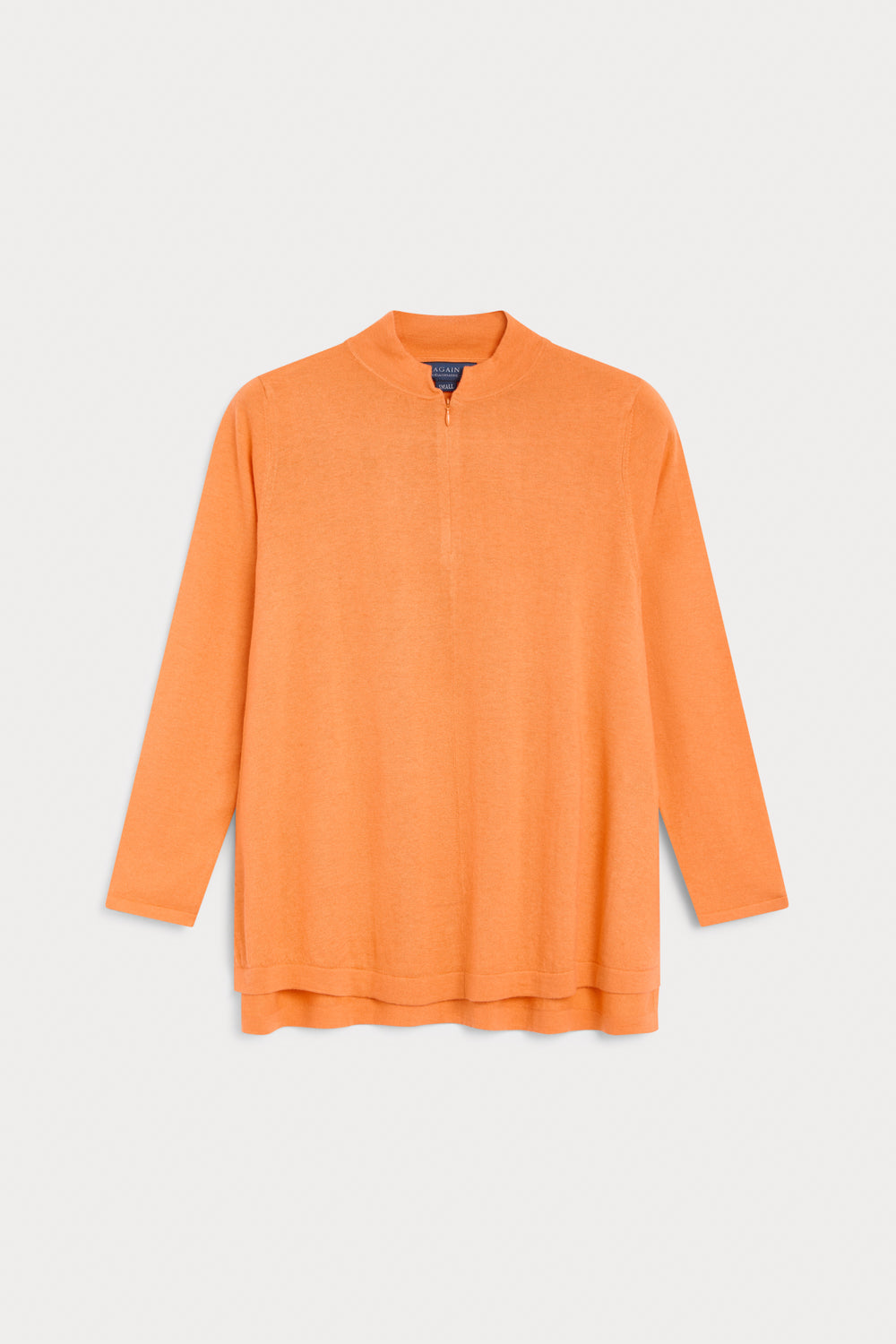 Jersey Kurta Cashmere Seda naranja