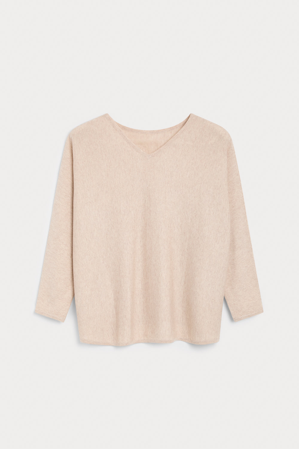 Jersey Pico Cashmere Seda beige