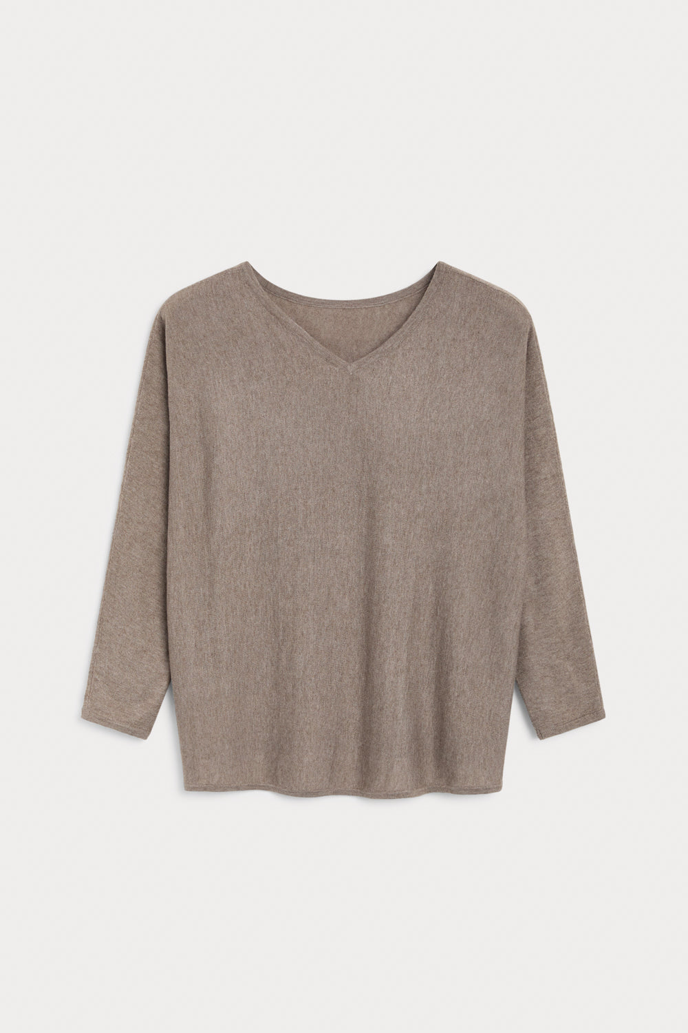 Jersey Pico Cashmere Seda mocha mousse