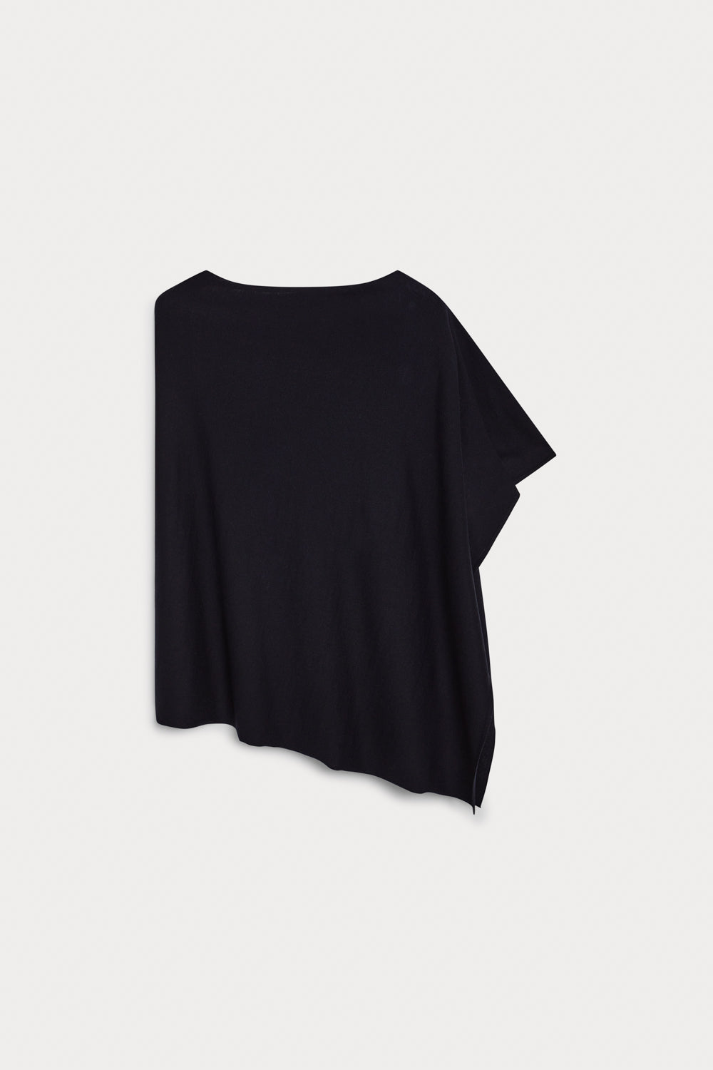 Poncho Camaleón Cashmere Seda Negro