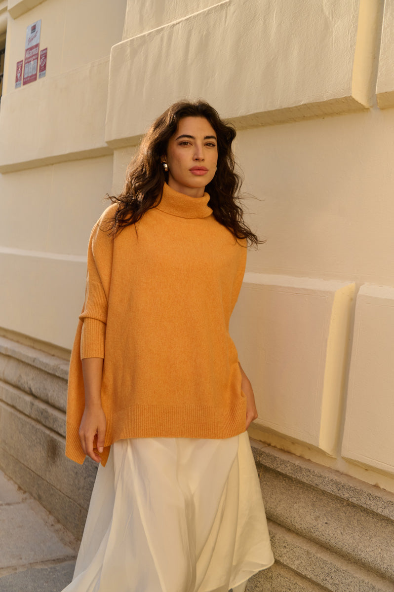 Turtleneck Poncho
