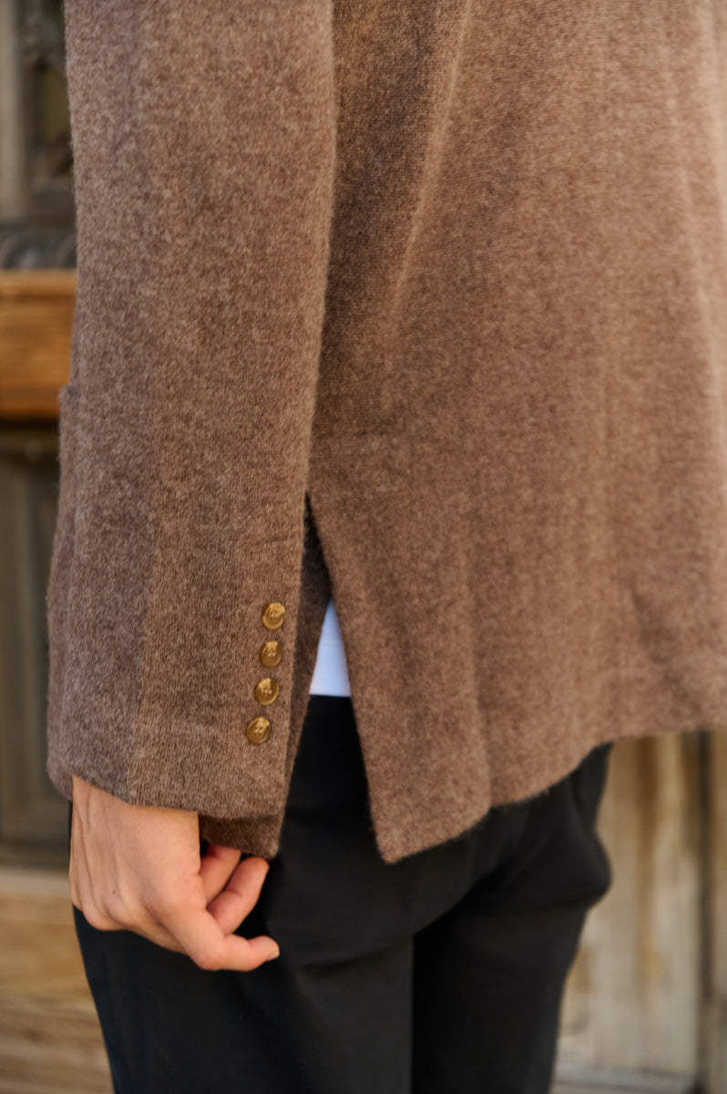 Cashmere Knit Blazer