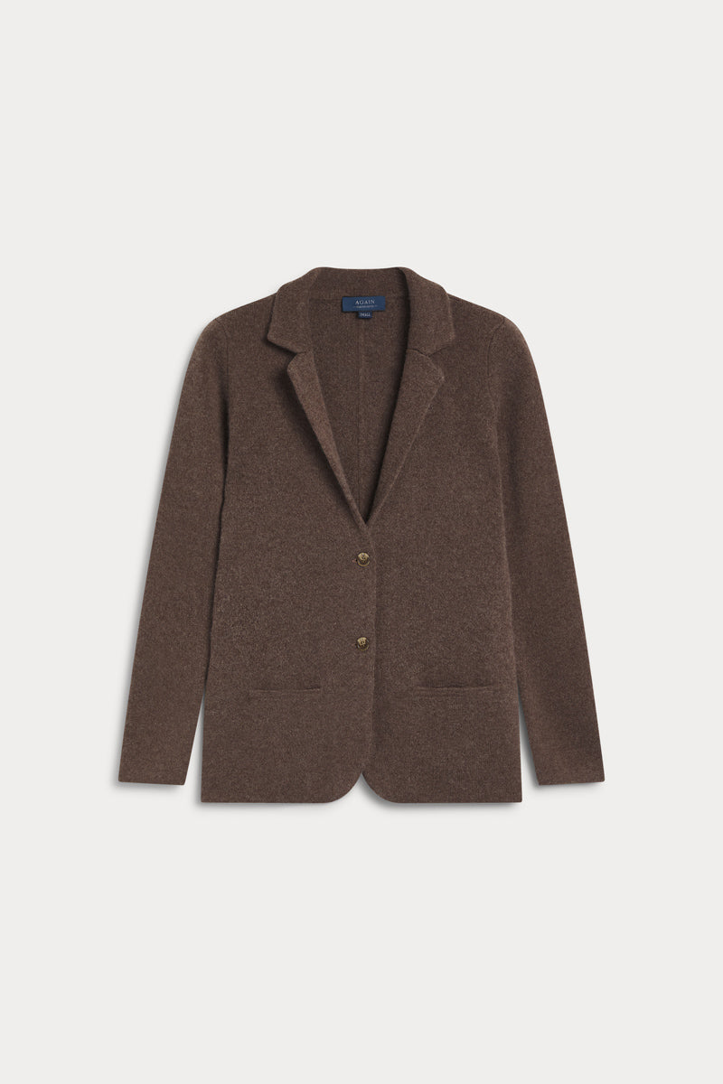 blazer mujer AGAIN Cashmere marron
