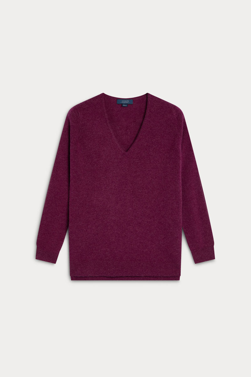 jersey cashmere mujer morado