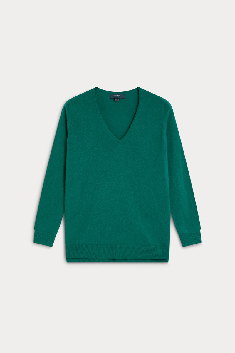jersey cashmere mujer verde