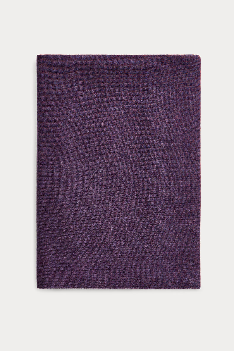 bufanda 100% cashmere color uva
