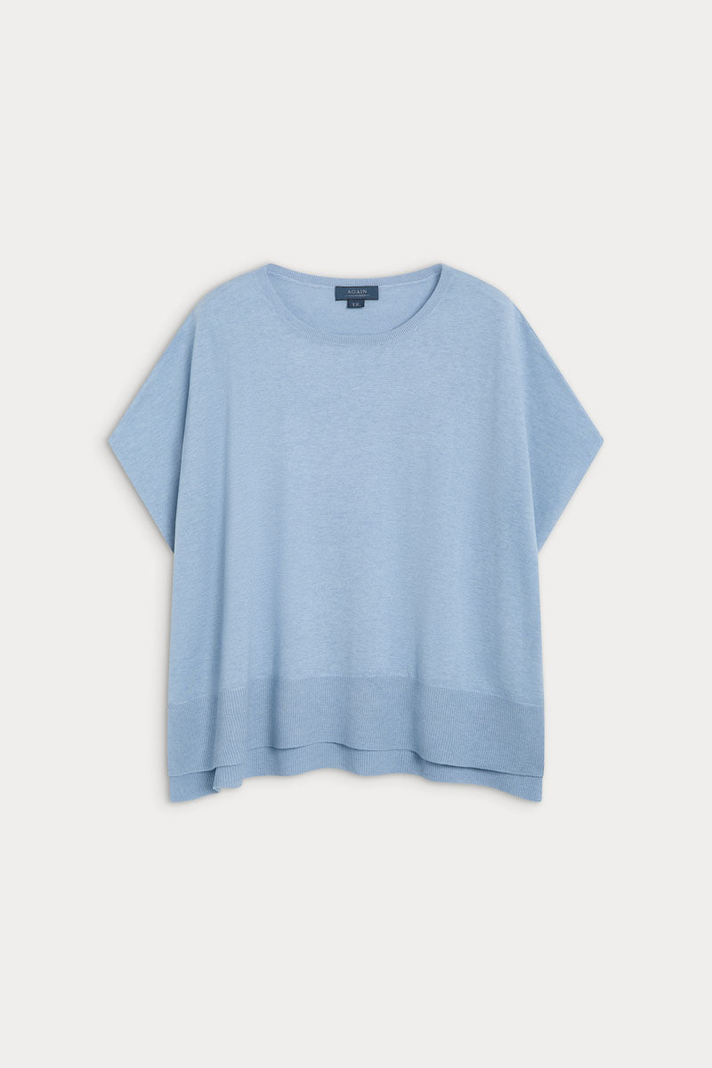 camiseta poncho manga corta ultrafino