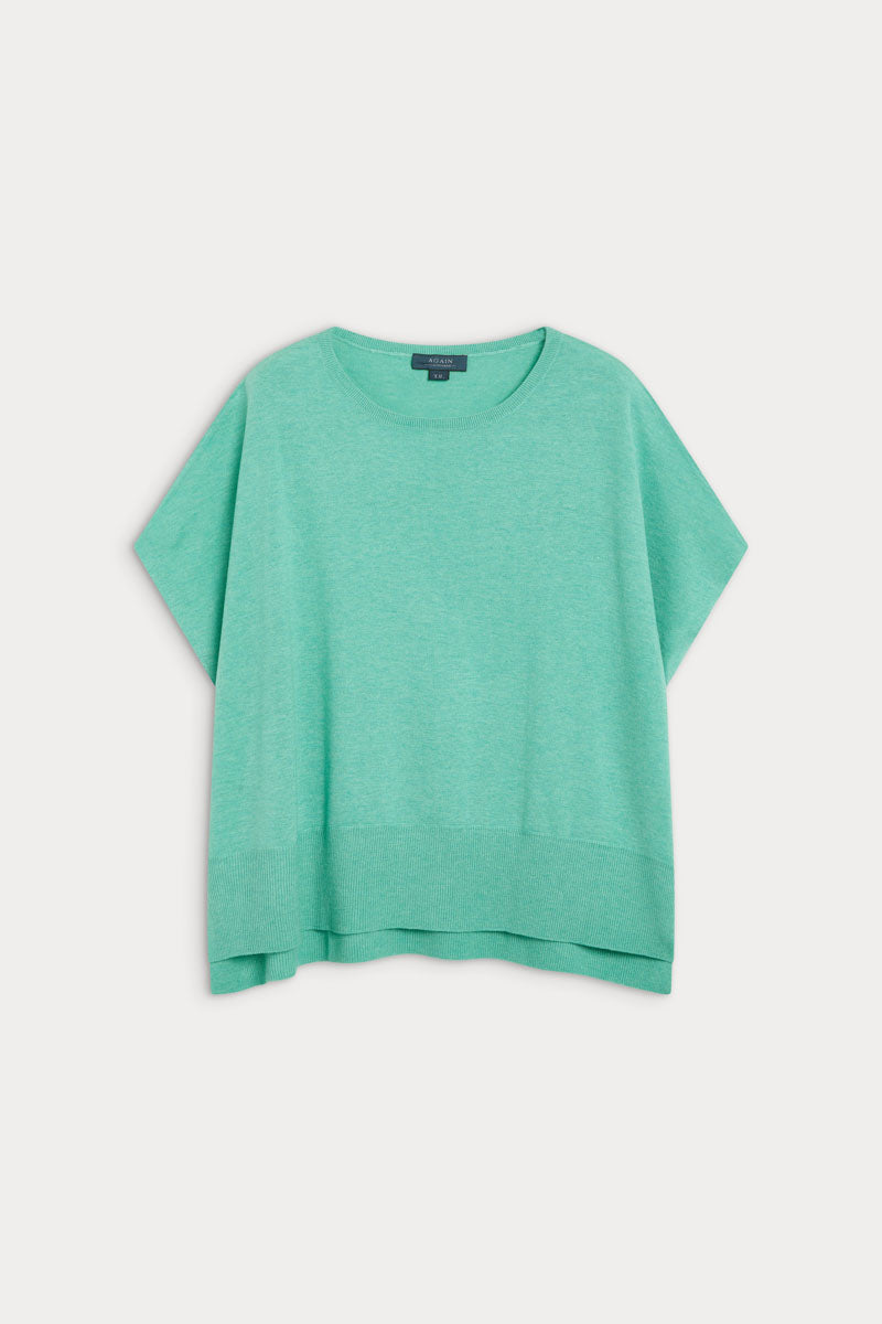 camiseta poncho manga corta ultrafino