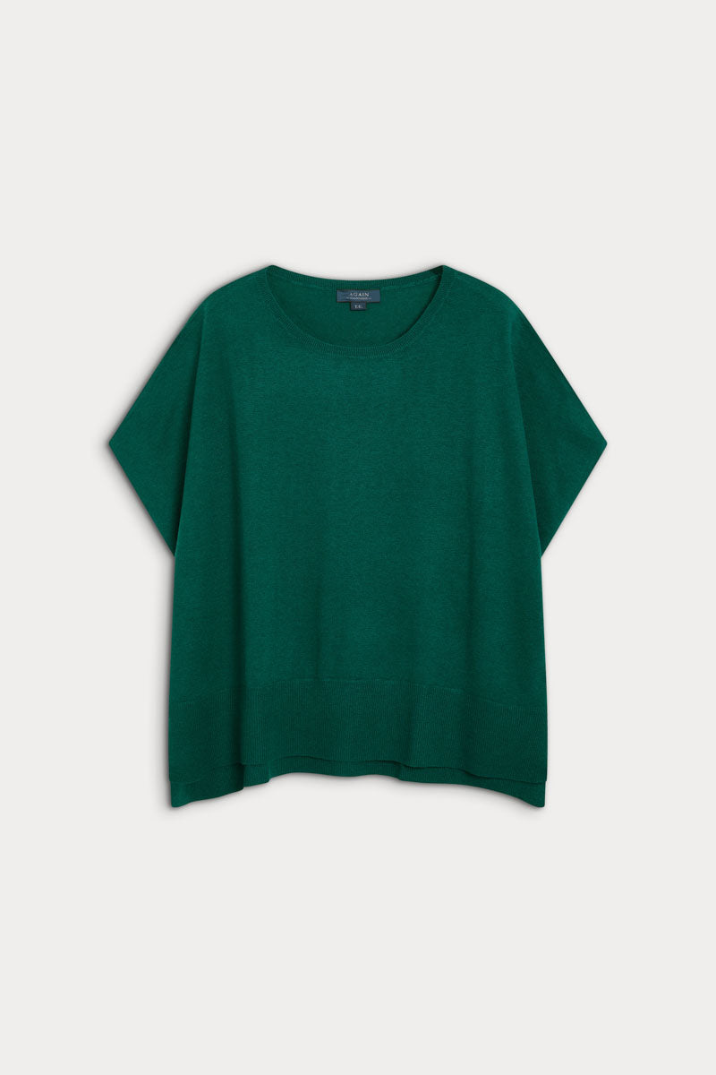 camiseta poncho manga corta ultrafino
