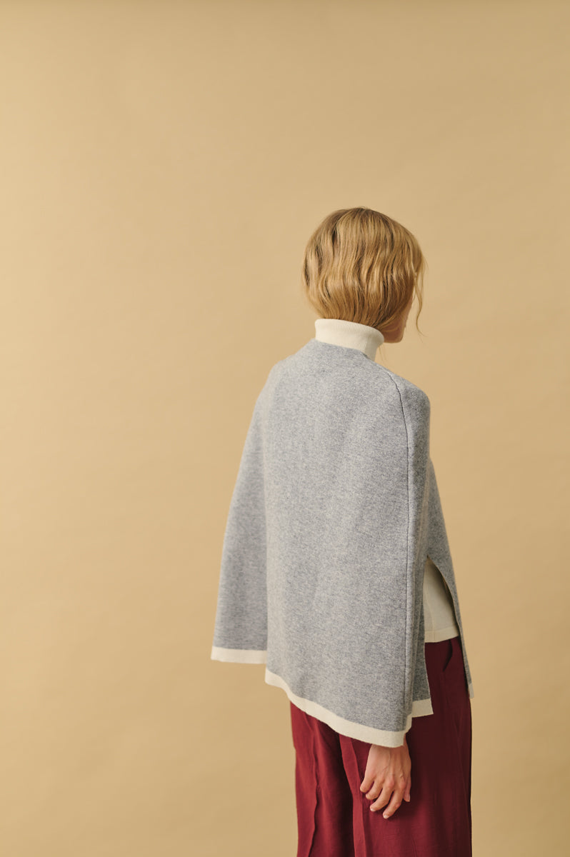 capa bicolor cashmere 100% again cashmere