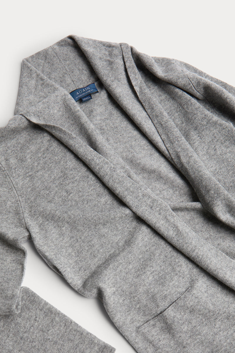 cardigan larga con bolsillos de mujer AGAIN cashmere 
