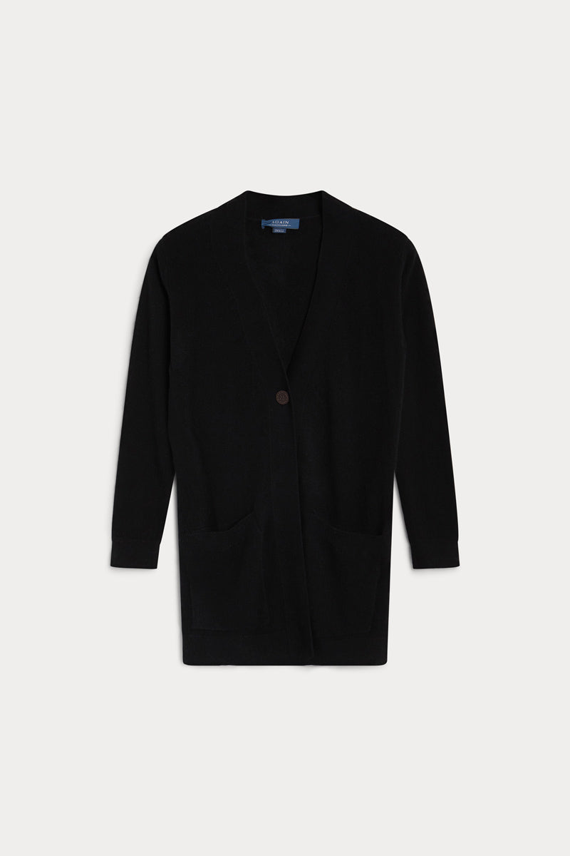 Cardigan larga 100% cashmere. Again cashmere.