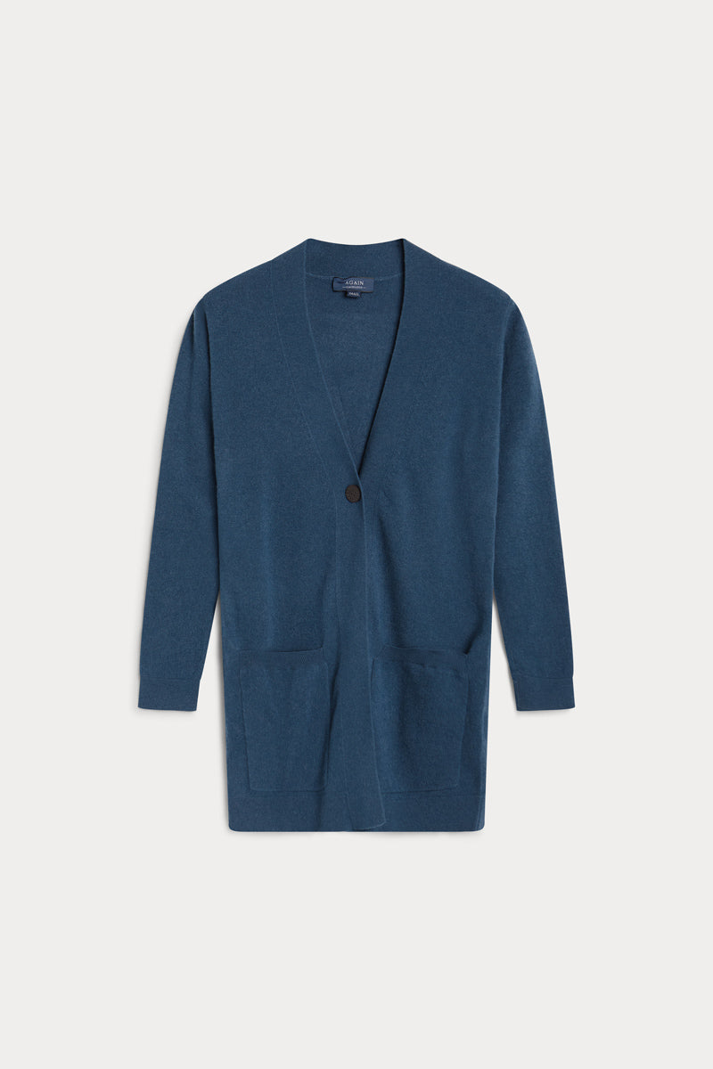 Cardigan larga 100% cashmere. Again cashmere.