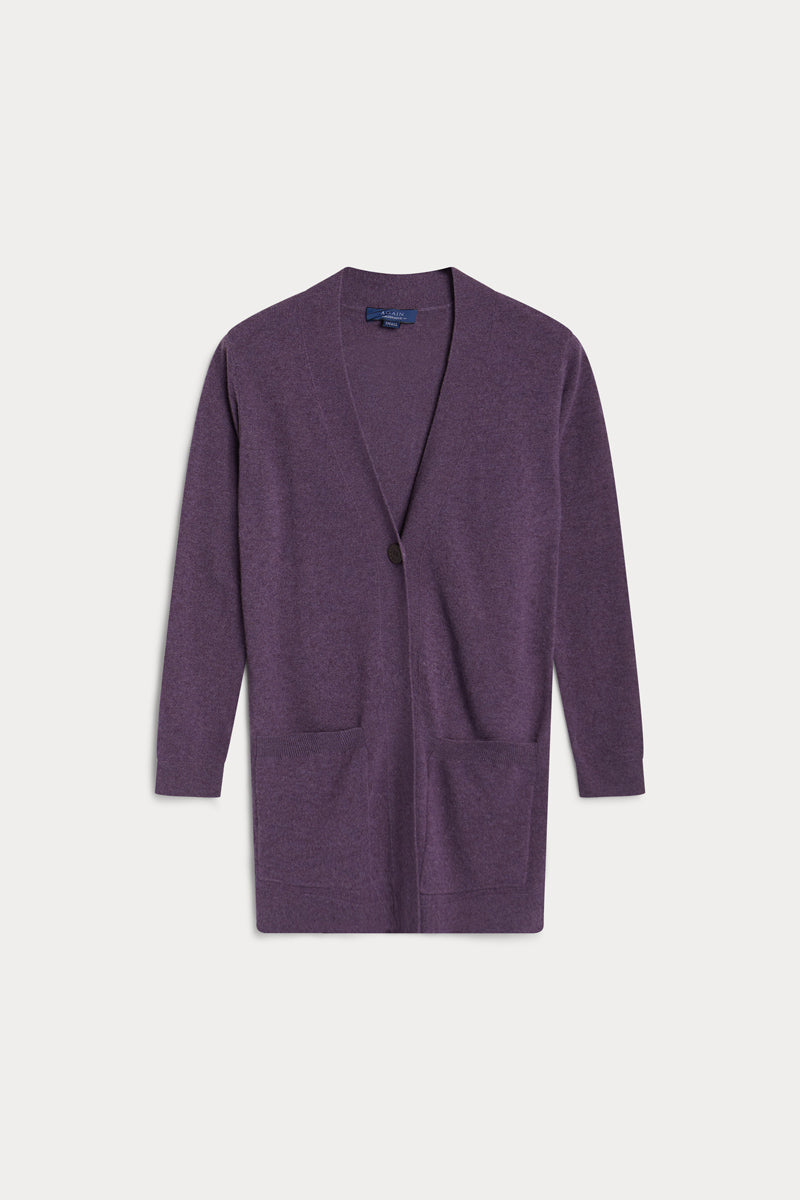 Cardigan larga 100% cashmere. Again cashmere.