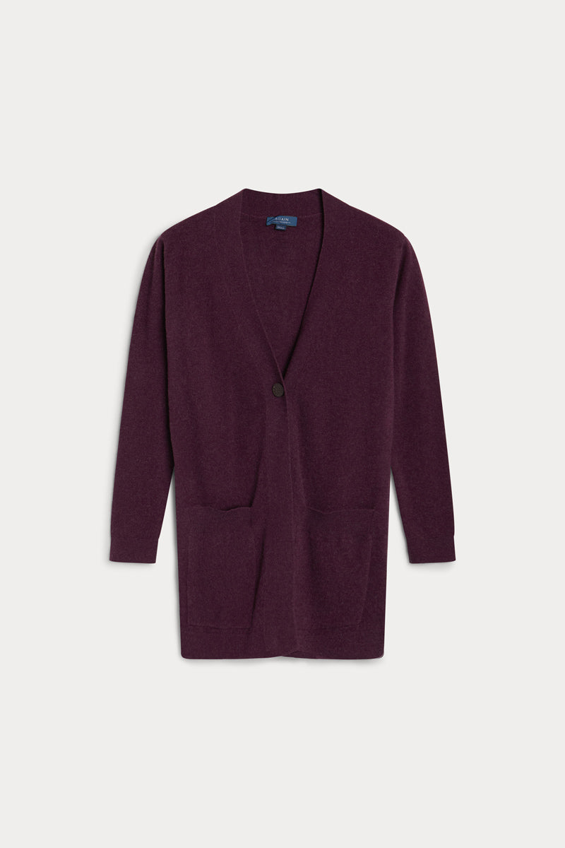Cardigan larga 100% cashmere. Again cashmere.
