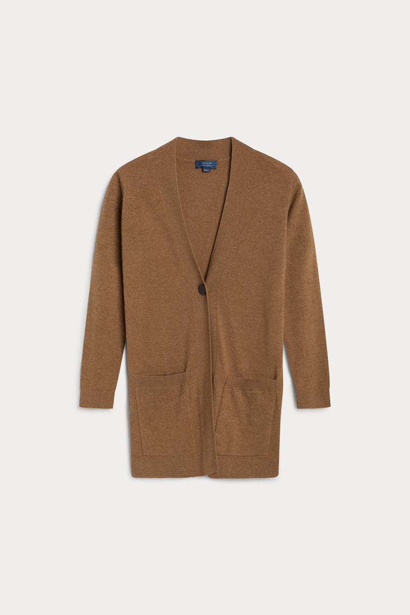 Cardigan larga 100% cashmere. Again cashmere.