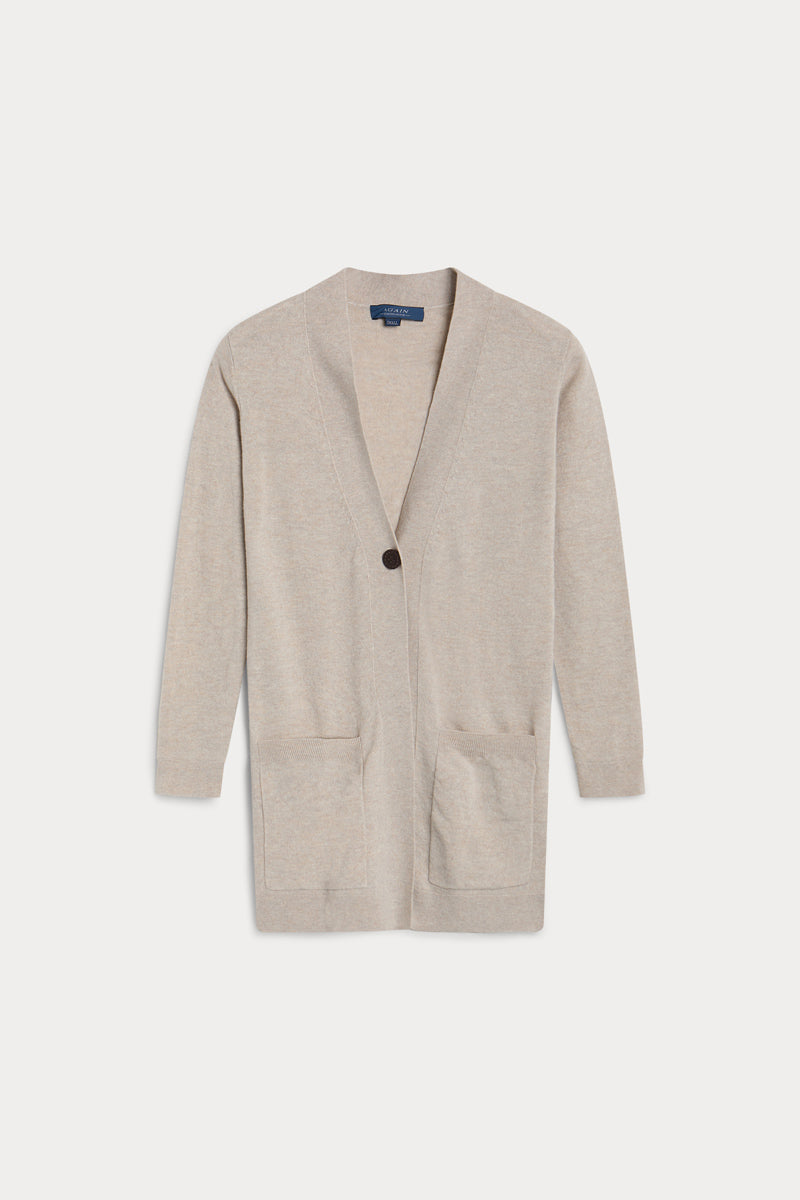 Cardigan larga 100% cashmere. Again cashmere.