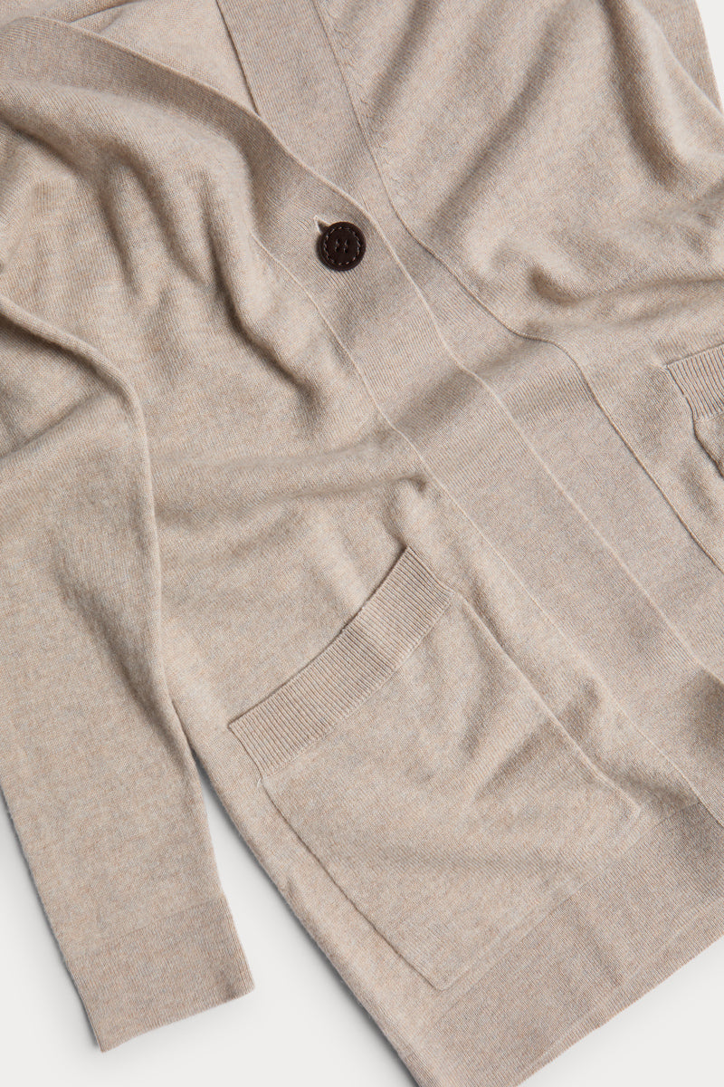 Cardigan larga 100% cashmere. Again cashmere.