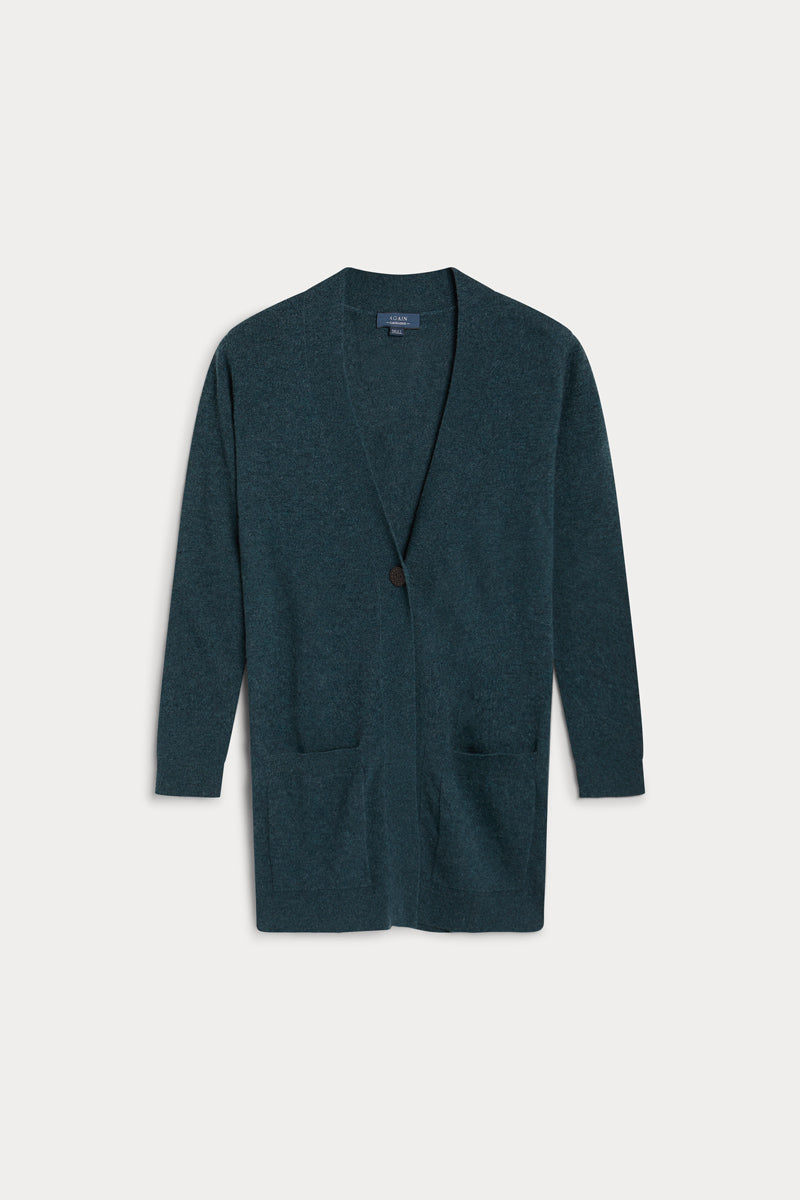 Cardigan larga 100% cashmere. Again cashmere.