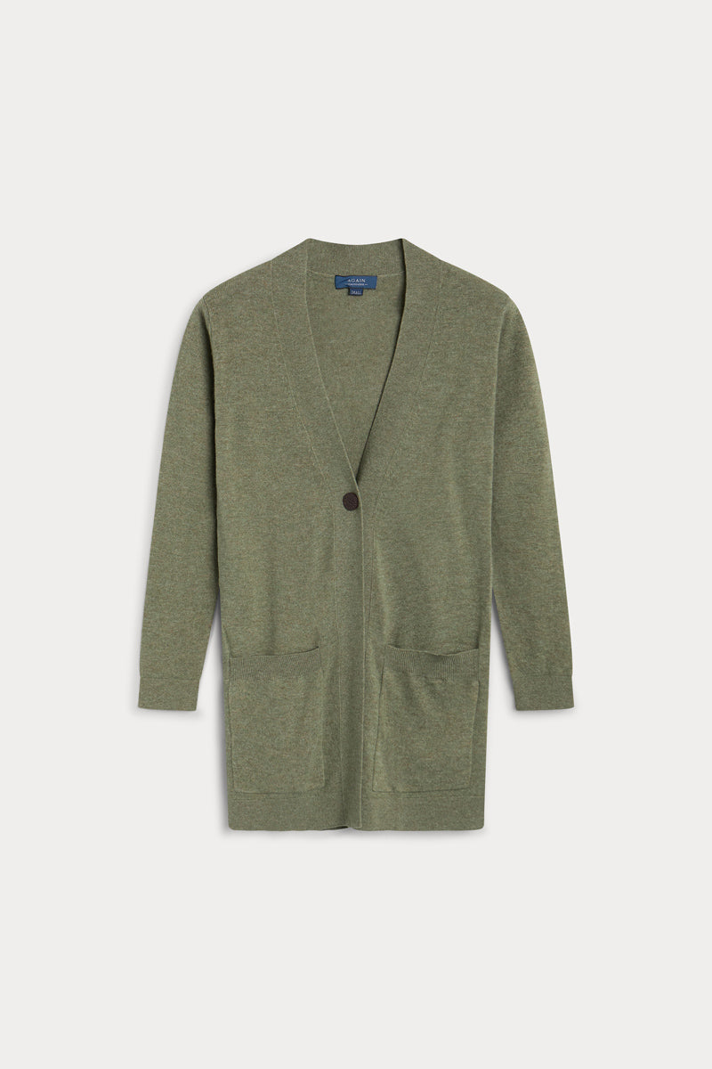 Cardigan larga 100% cashmere. Again cashmere.