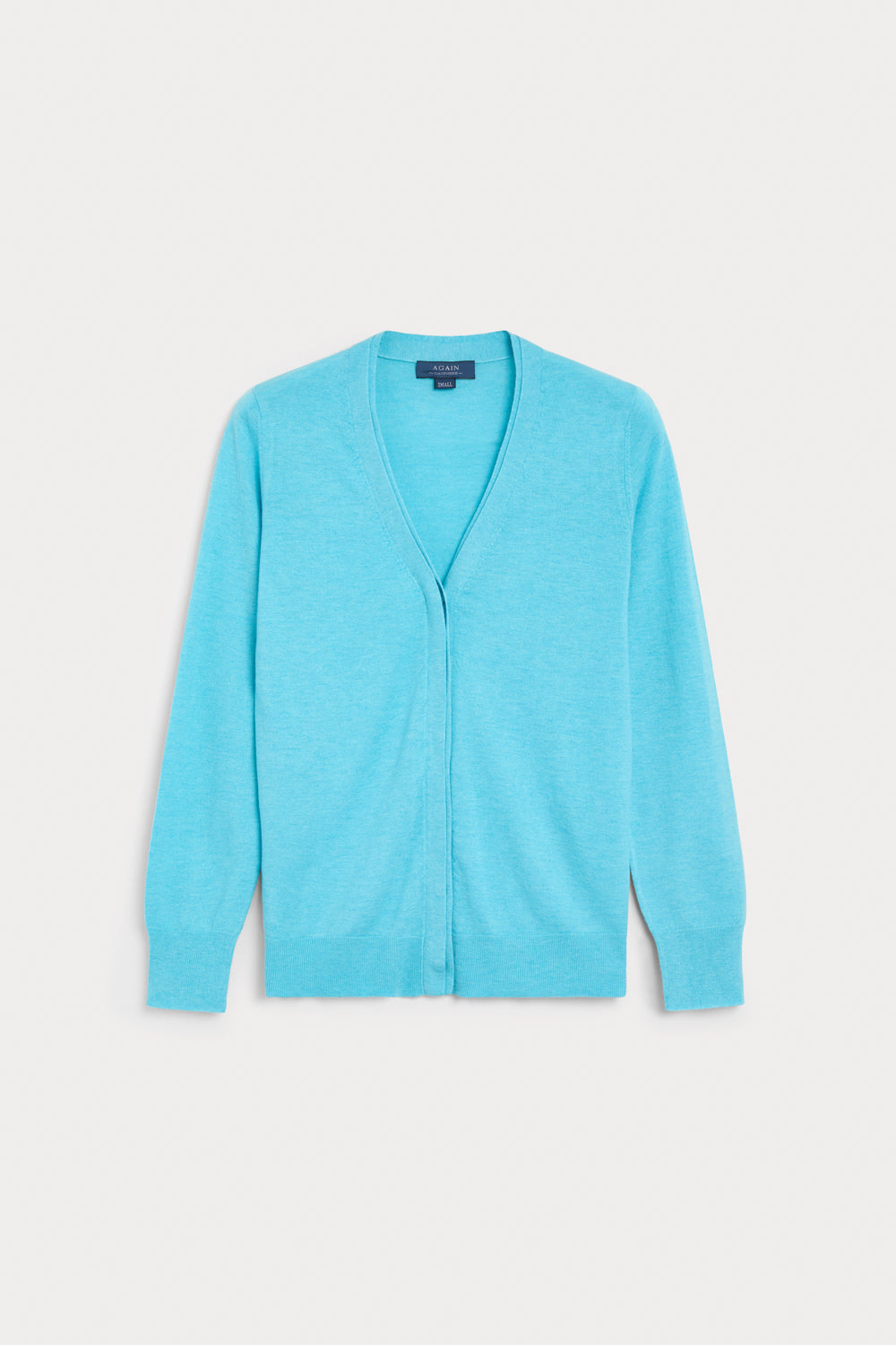 cardigan pico cashmere seda