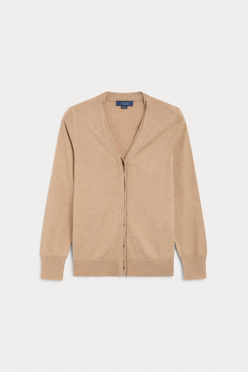 cardigan pico cashmere seda