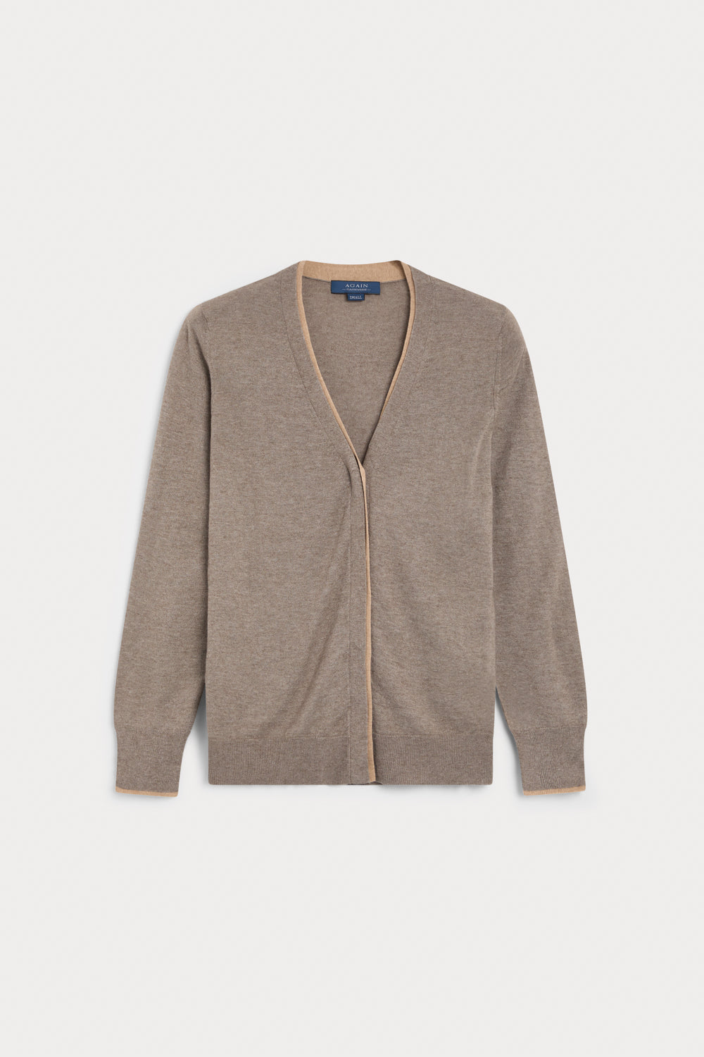 cardigan pico cashmere seda