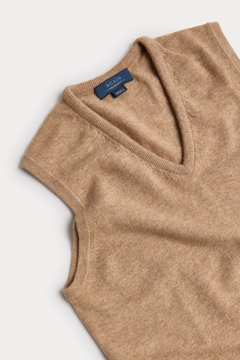 chaleco pico cashmere de hombre