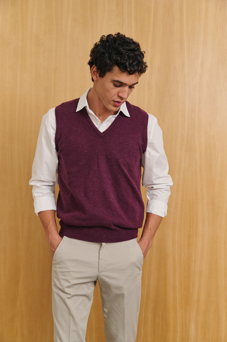 V-neck vest