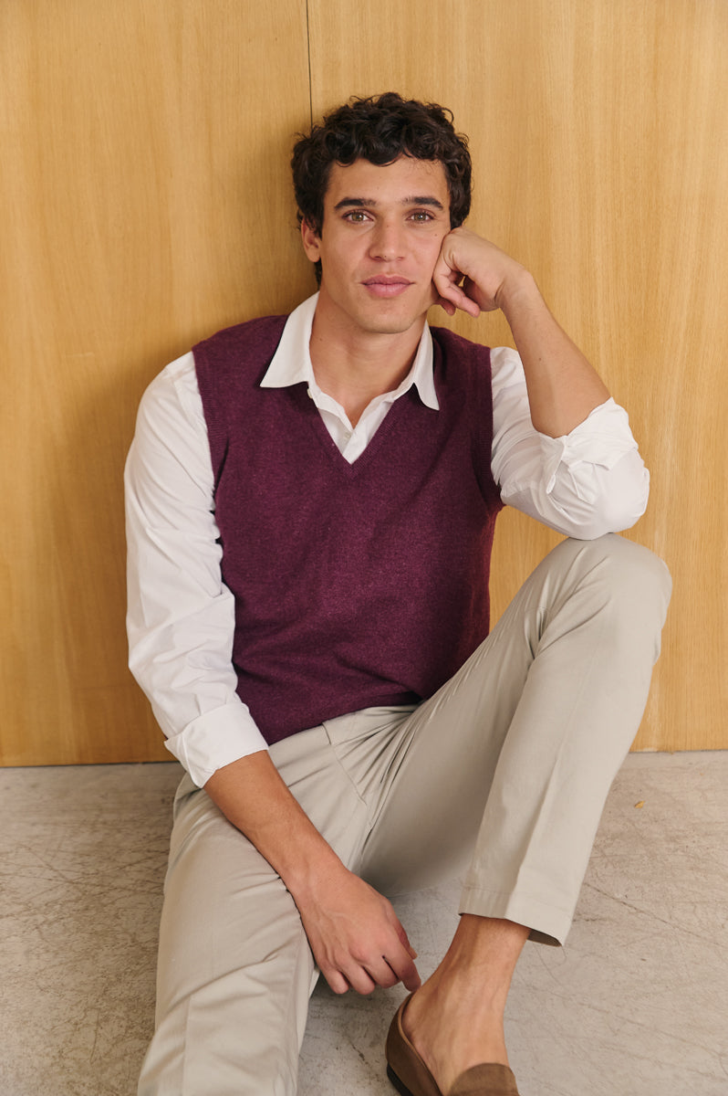 V-neck vest