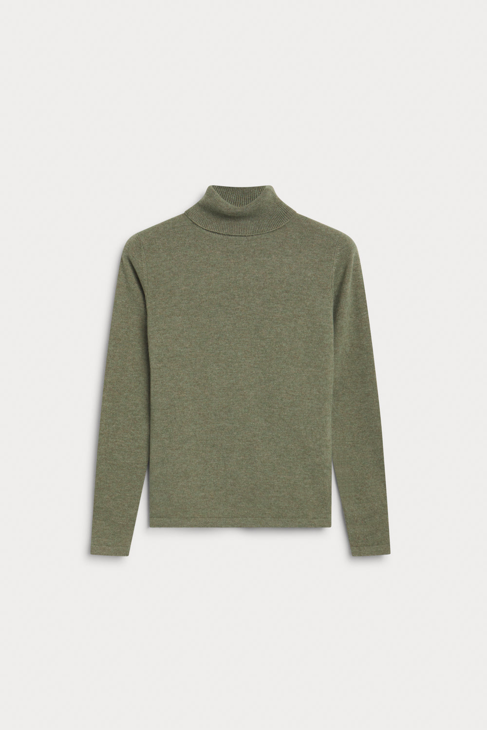 cuello vuelto de mujer again cashmere verde oliva