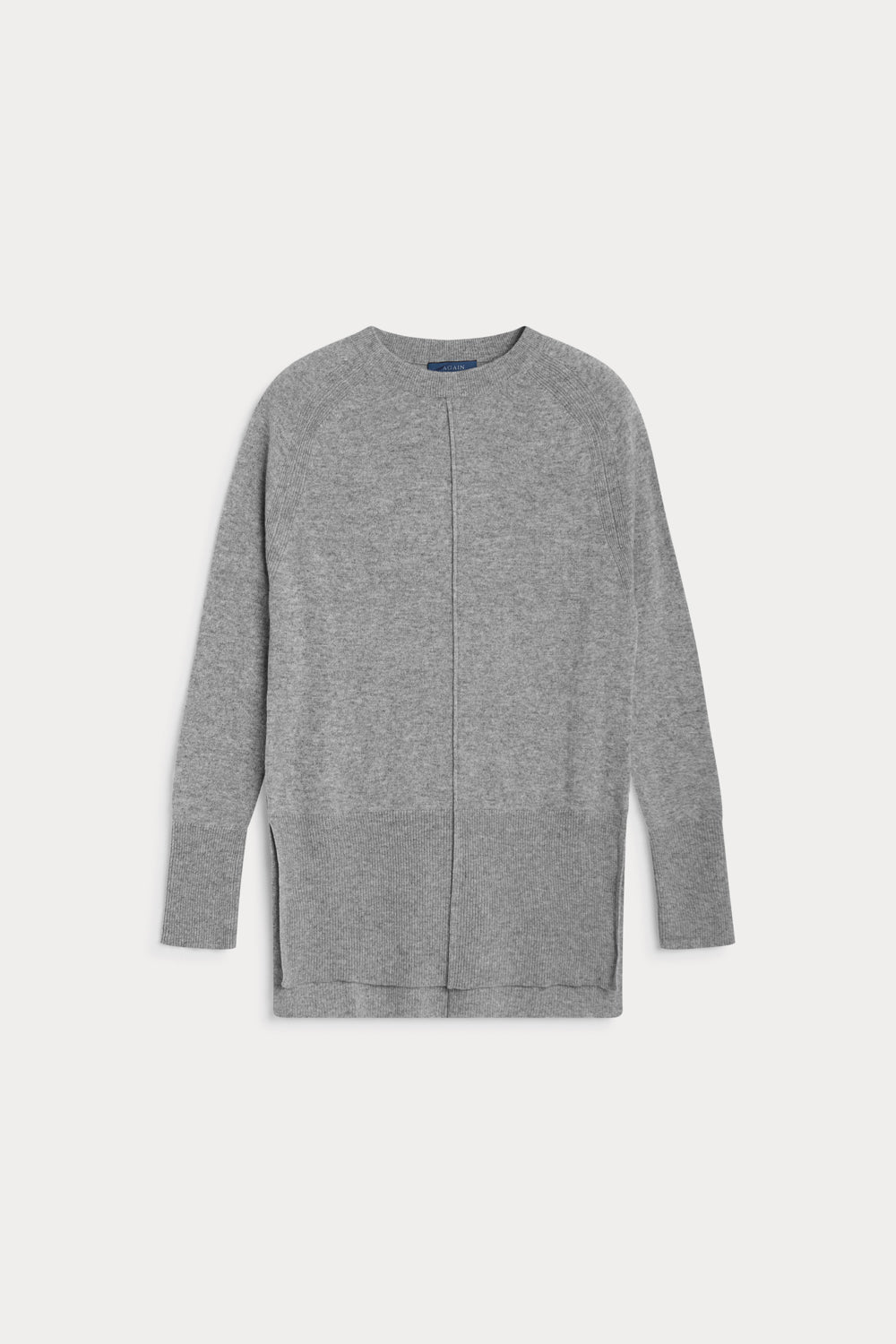 jersey caja oversize 100% cashmere. AGAIN Cashmere gris