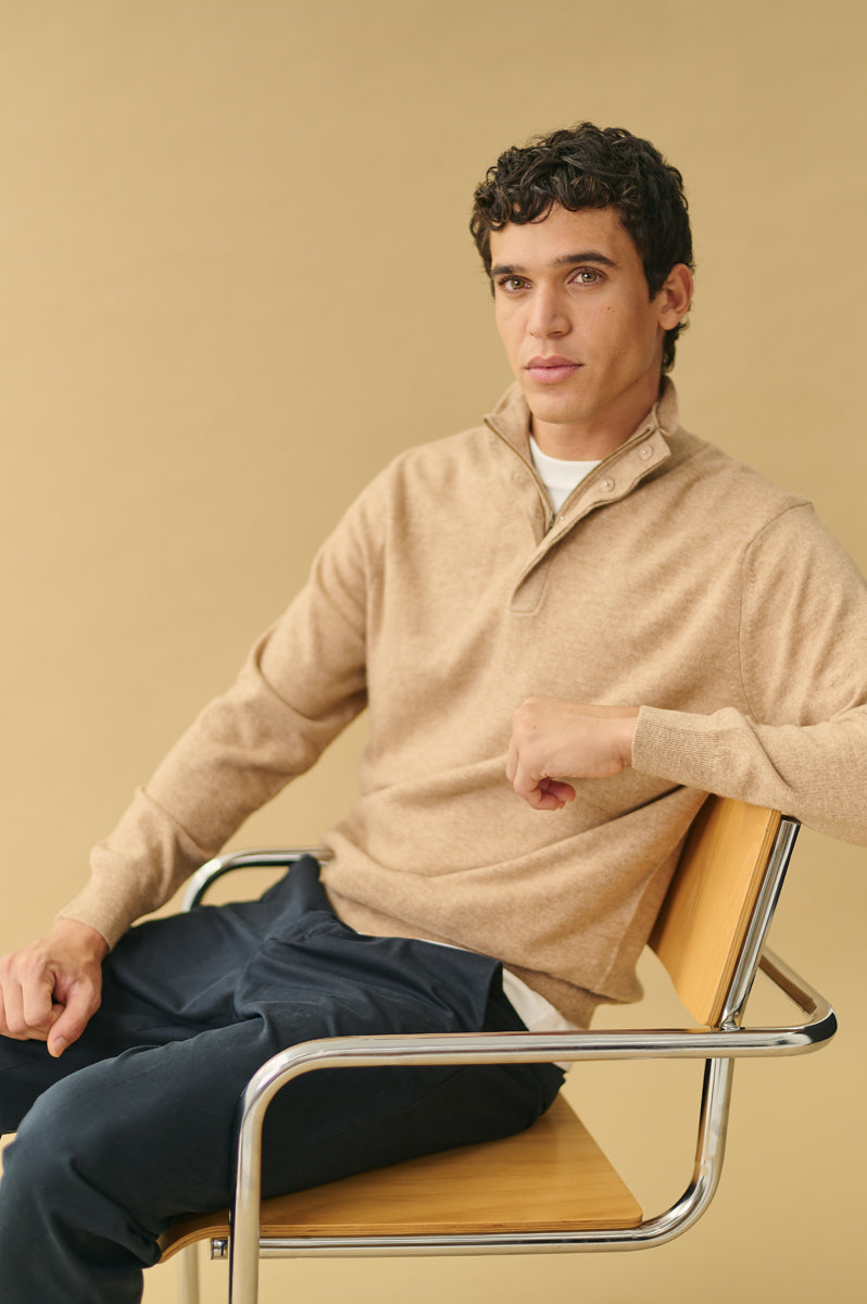 jersey cremallera de hombre AGAIN Cashmere