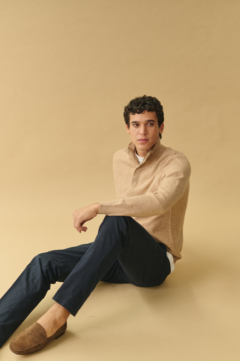 jersey cremallera de hombre AGAIN Cashmere