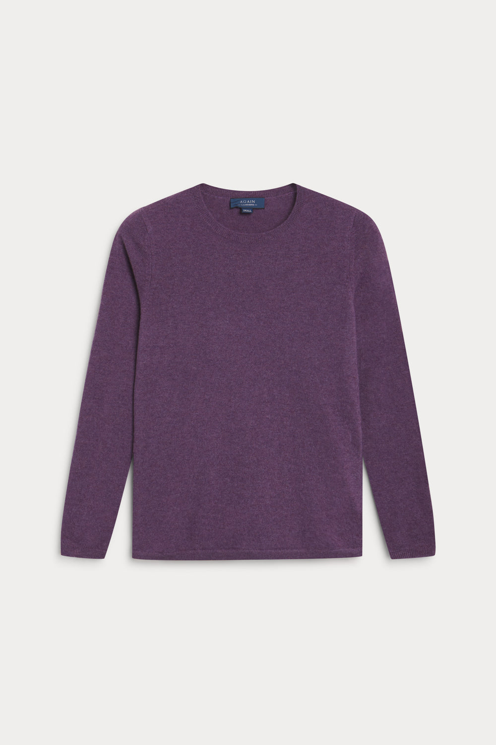 jersey cuello redondo cashmere uva