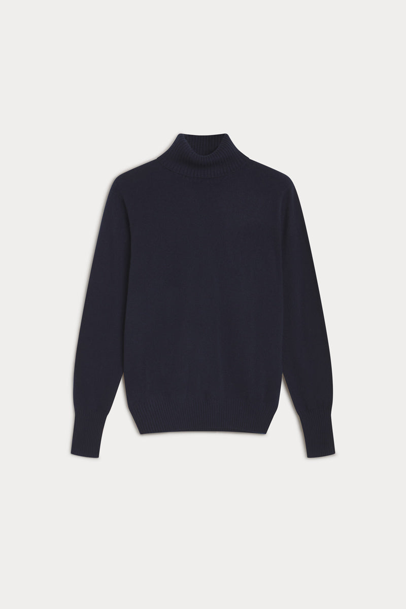 jersey cuello vuelto cashmere hombre